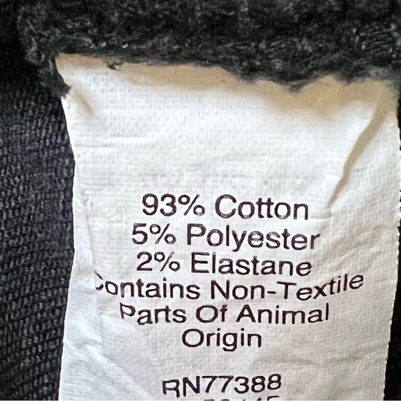 Madewell 9” High Rise Skinny Distressed Raw Hem Black Jeans Size 28 T - Picture 11 of 13